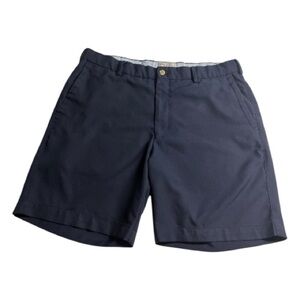 Peter Millar Men's 35 Dark Navy Polyester Performance Golf Shorts